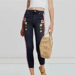 Topshop Moto Jamie Black Jean W36/L30